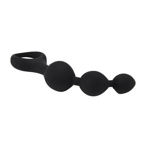 LOVING JOY TRIPLE RIPPLE ANAL BEADS BLACK image 3