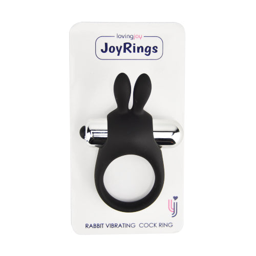 JOYRINGS SILICONE RABBIT VIBRATING COCK RING image 2