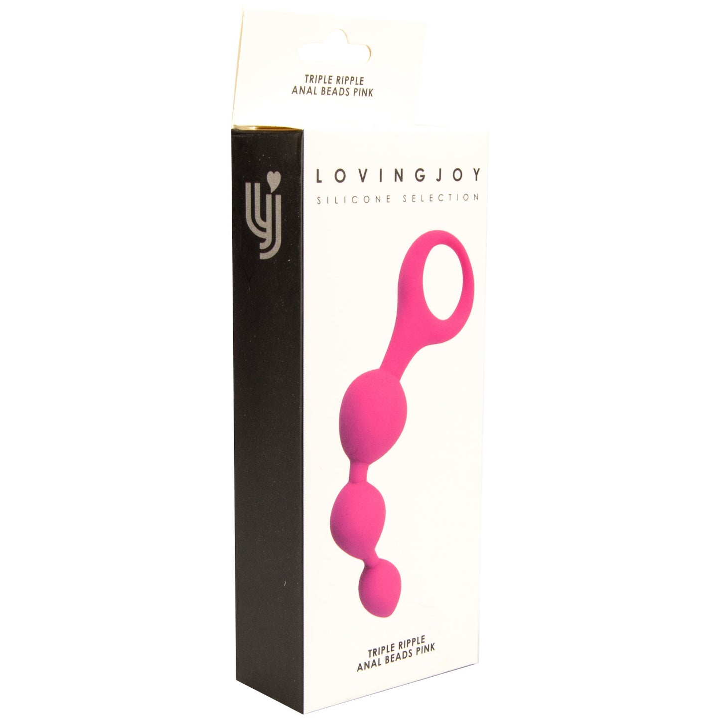 LOVING JOY TRIPLE RIPPLE ANAL BEADS PINK image 3
