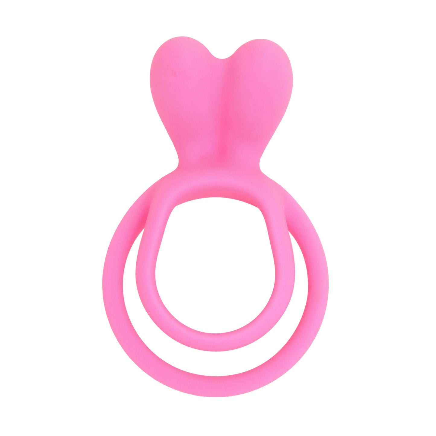 JOYRINGS SILICONE DOUBLE RABBIT COCK RING image 0