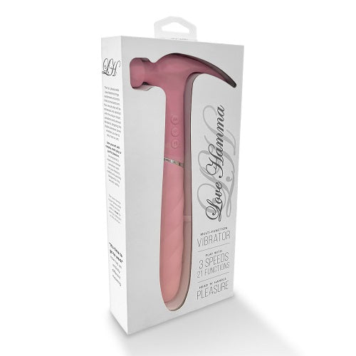 LOVE HAMMA ULTIMATE VIBRATOR STRAIGHT PINK image 2
