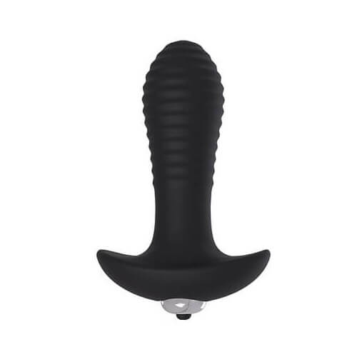 SPIRAL SILICONE ANAL VIBRATOR image 0