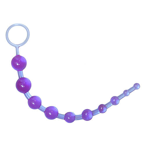 LOVING JOY AANAL LOVE BEADS PURPLE image 0