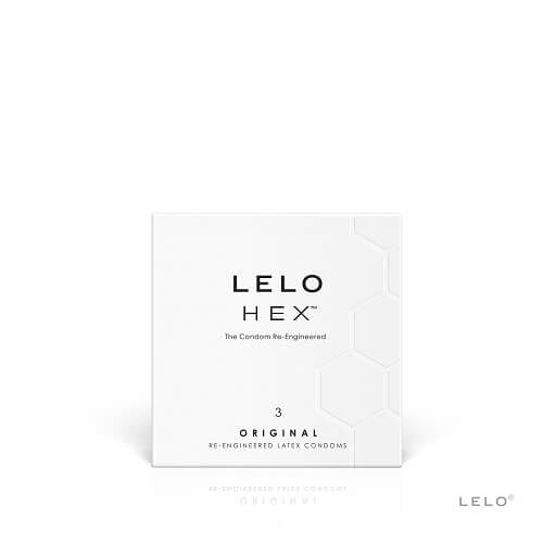 LELO HEX CONDOMS ORIGINAL 3 PACK image 0