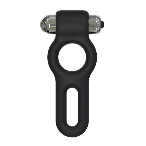 JOYRINGS SILICONE VIBRATING COCK & BALL RING image 0