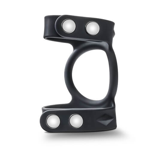 PERFORMANCE | SILICONE DOUBLE COCK AND BALL STRAP image 2