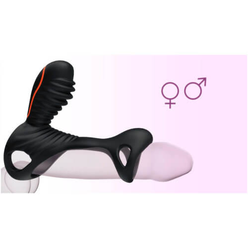 GLADIATOR COUPLES VIBRATING COCK RING image 1