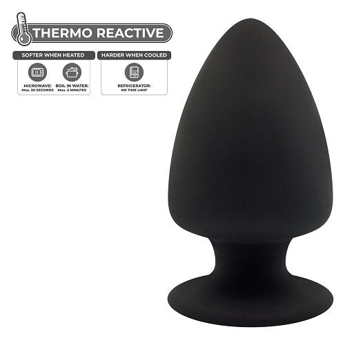 DUAL DENSITY LARGE SILICONE BUTT PLUG 5 INCHES image 1