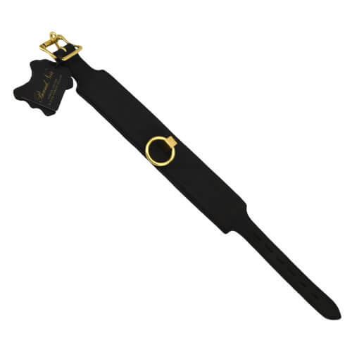 BOUND NIOR NUBUCK LEATHER COLLAR WITH O RING image 2