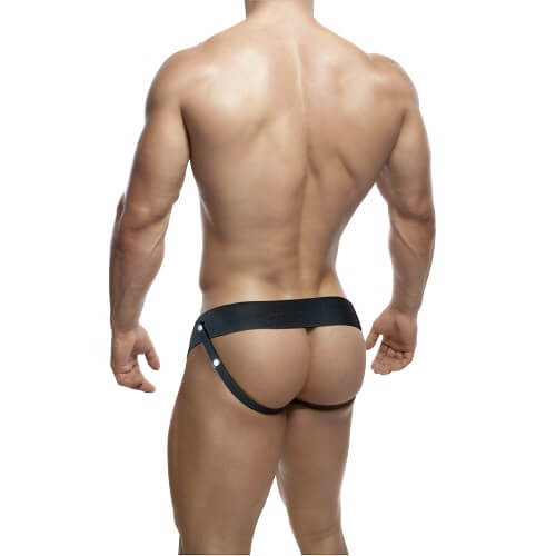 UNISEX HOLLOW STRAO-ON 6 INCH BLACK image 2