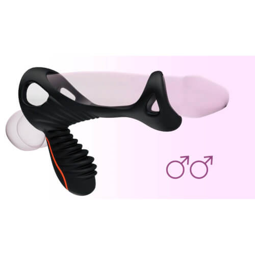 GLADIATOR COUPLES VIBRATING COCK RING image 2